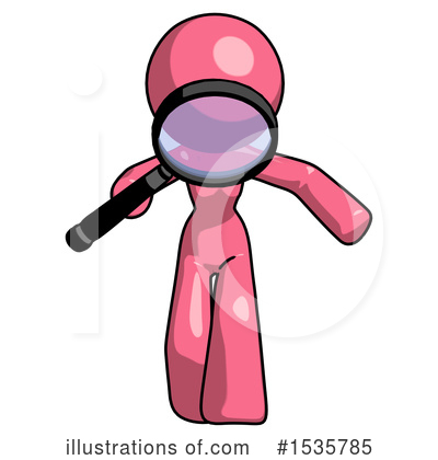 Royalty-Free (RF) Pink Design Mascot Clipart Illustration by Leo Blanchette - Stock Sample #1535785