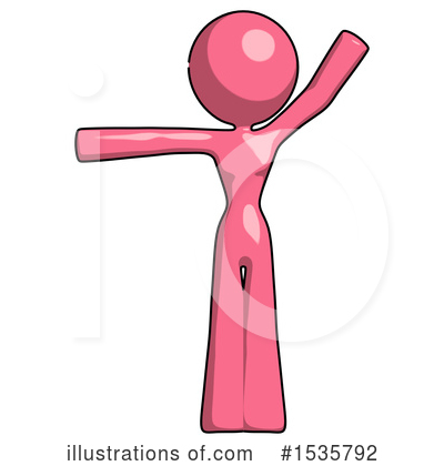 Royalty-Free (RF) Pink Design Mascot Clipart Illustration by Leo Blanchette - Stock Sample #1535792