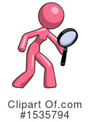 Pink Design Mascot Clipart #1535794 by Leo Blanchette