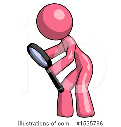 Royalty-Free (RF) Pink Design Mascot Clipart Illustration by Leo Blanchette - Stock Sample #1535796