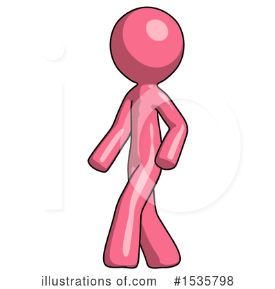 Royalty-Free (RF) Pink Design Mascot Clipart Illustration by Leo Blanchette - Stock Sample #1535798
