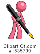 Pink Design Mascot Clipart #1535799 by Leo Blanchette