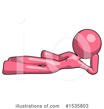 Royalty-Free (RF) Pink Design Mascot Clipart Illustration by Leo Blanchette - Stock Sample #1535803
