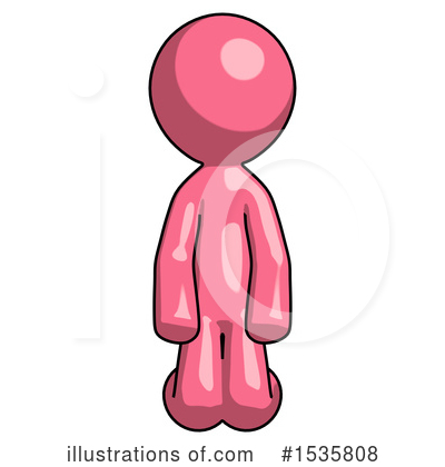 Royalty-Free (RF) Pink Design Mascot Clipart Illustration by Leo Blanchette - Stock Sample #1535808