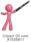 Pink Design Mascot Clipart #1535811 by Leo Blanchette