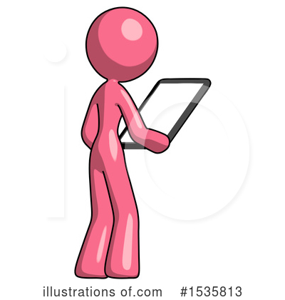 Royalty-Free (RF) Pink Design Mascot Clipart Illustration by Leo Blanchette - Stock Sample #1535813
