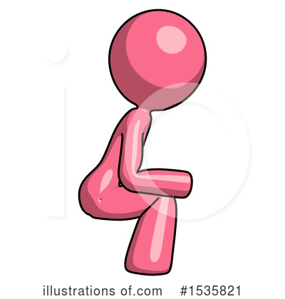 Royalty-Free (RF) Pink Design Mascot Clipart Illustration by Leo Blanchette - Stock Sample #1535821