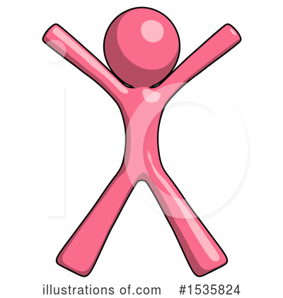 Royalty-Free (RF) Pink Design Mascot Clipart Illustration by Leo Blanchette - Stock Sample #1535824