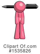 Pink Design Mascot Clipart #1535826 by Leo Blanchette