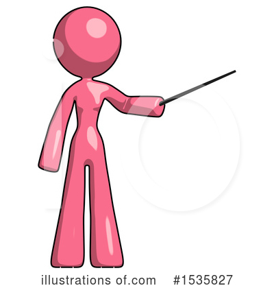Royalty-Free (RF) Pink Design Mascot Clipart Illustration by Leo Blanchette - Stock Sample #1535827