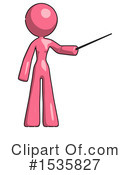 Pink Design Mascot Clipart #1535827 by Leo Blanchette