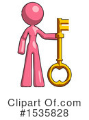 Pink Design Mascot Clipart #1535828 by Leo Blanchette