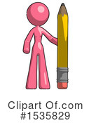 Pink Design Mascot Clipart #1535829 by Leo Blanchette