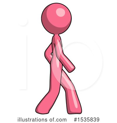 Royalty-Free (RF) Pink Design Mascot Clipart Illustration by Leo Blanchette - Stock Sample #1535839