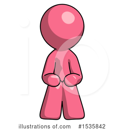 Royalty-Free (RF) Pink Design Mascot Clipart Illustration by Leo Blanchette - Stock Sample #1535842