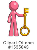 Pink Design Mascot Clipart #1535843 by Leo Blanchette