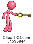 Pink Design Mascot Clipart #1535844 by Leo Blanchette