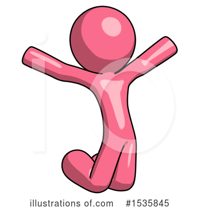 Royalty-Free (RF) Pink Design Mascot Clipart Illustration by Leo Blanchette - Stock Sample #1535845