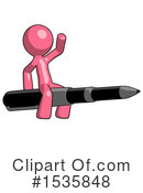 Pink Design Mascot Clipart #1535848 by Leo Blanchette