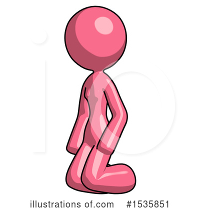 Royalty-Free (RF) Pink Design Mascot Clipart Illustration by Leo Blanchette - Stock Sample #1535851