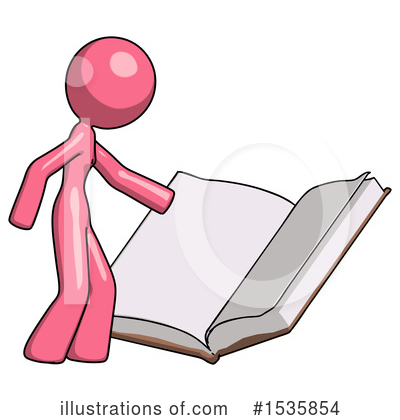 Royalty-Free (RF) Pink Design Mascot Clipart Illustration by Leo Blanchette - Stock Sample #1535854