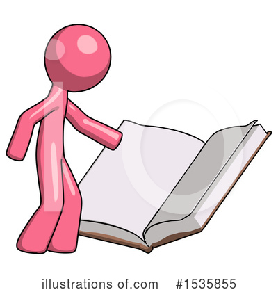 Royalty-Free (RF) Pink Design Mascot Clipart Illustration by Leo Blanchette - Stock Sample #1535855