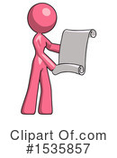Pink Design Mascot Clipart #1535857 by Leo Blanchette