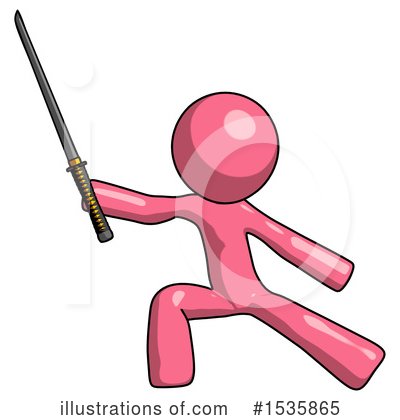 Royalty-Free (RF) Pink Design Mascot Clipart Illustration by Leo Blanchette - Stock Sample #1535865
