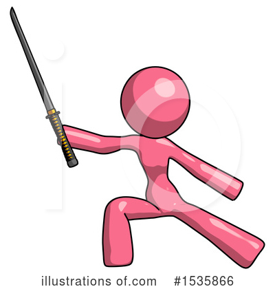Royalty-Free (RF) Pink Design Mascot Clipart Illustration by Leo Blanchette - Stock Sample #1535866