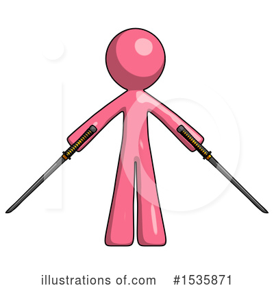 Royalty-Free (RF) Pink Design Mascot Clipart Illustration by Leo Blanchette - Stock Sample #1535871