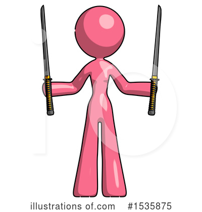 Royalty-Free (RF) Pink Design Mascot Clipart Illustration by Leo Blanchette - Stock Sample #1535875