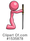 Pink Design Mascot Clipart #1535878 by Leo Blanchette