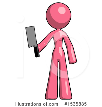 Royalty-Free (RF) Pink Design Mascot Clipart Illustration by Leo Blanchette - Stock Sample #1535885