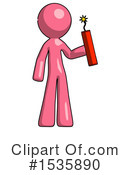 Pink Design Mascot Clipart #1535890 by Leo Blanchette