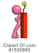 Pink Design Mascot Clipart #1535893 by Leo Blanchette