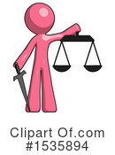 Pink Design Mascot Clipart #1535894 by Leo Blanchette