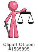 Pink Design Mascot Clipart #1535895 by Leo Blanchette