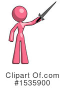 Pink Design Mascot Clipart #1535900 by Leo Blanchette