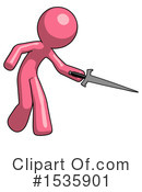 Pink Design Mascot Clipart #1535901 by Leo Blanchette