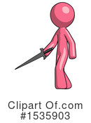Pink Design Mascot Clipart #1535903 by Leo Blanchette