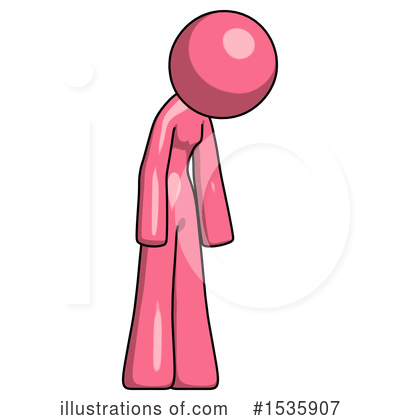 Royalty-Free (RF) Pink Design Mascot Clipart Illustration by Leo Blanchette - Stock Sample #1535907