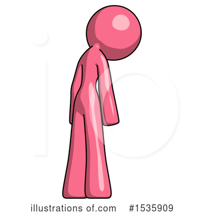 Royalty-Free (RF) Pink Design Mascot Clipart Illustration by Leo Blanchette - Stock Sample #1535909