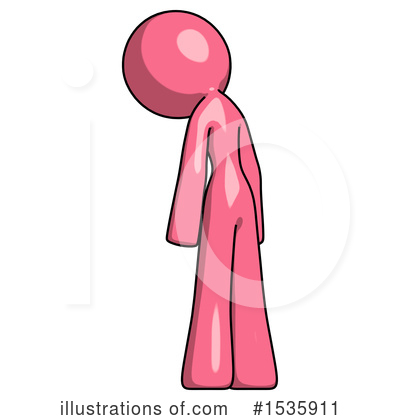 Royalty-Free (RF) Pink Design Mascot Clipart Illustration by Leo Blanchette - Stock Sample #1535911