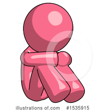 Royalty-Free (RF) Pink Design Mascot Clipart Illustration by Leo Blanchette - Stock Sample #1535915