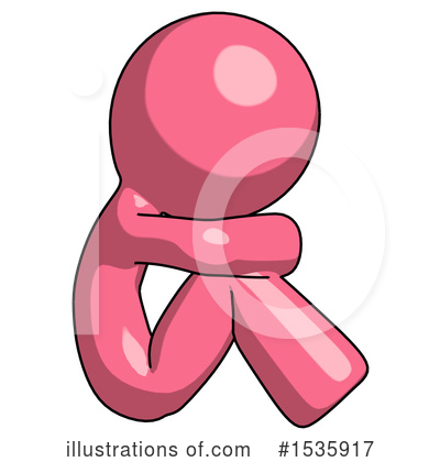 Royalty-Free (RF) Pink Design Mascot Clipart Illustration by Leo Blanchette - Stock Sample #1535917