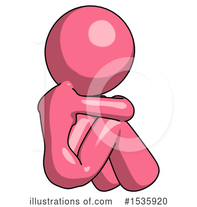 Royalty-Free (RF) Pink Design Mascot Clipart Illustration by Leo Blanchette - Stock Sample #1535920