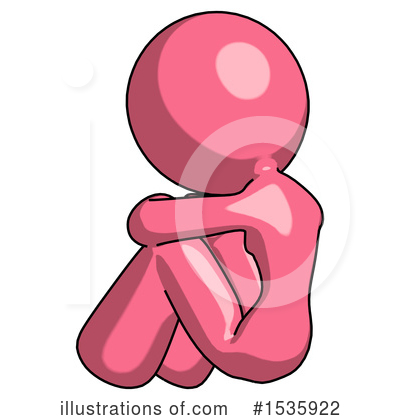 Royalty-Free (RF) Pink Design Mascot Clipart Illustration by Leo Blanchette - Stock Sample #1535922