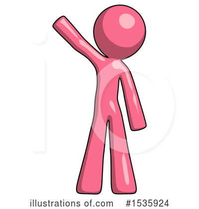 Royalty-Free (RF) Pink Design Mascot Clipart Illustration by Leo Blanchette - Stock Sample #1535924