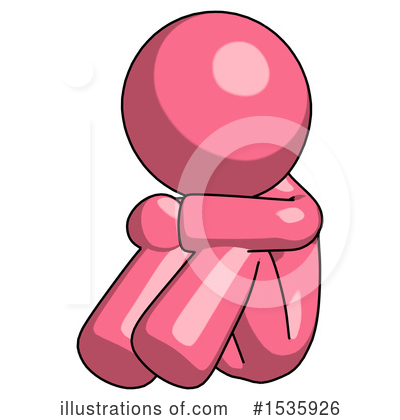 Royalty-Free (RF) Pink Design Mascot Clipart Illustration by Leo Blanchette - Stock Sample #1535926