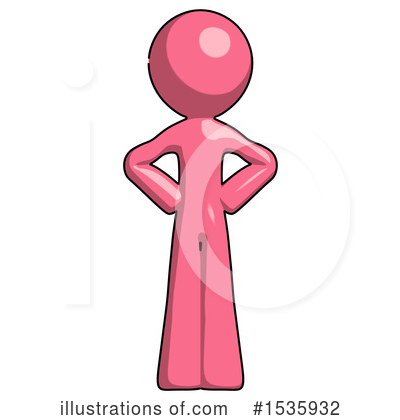 Royalty-Free (RF) Pink Design Mascot Clipart Illustration by Leo Blanchette - Stock Sample #1535932